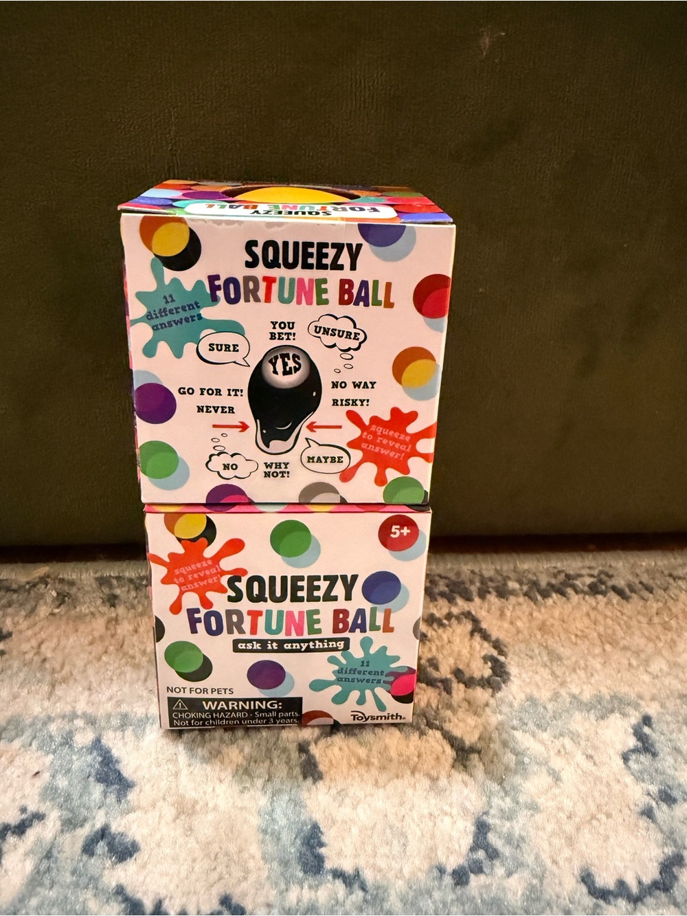 Squeezy Fortune Ball Toy -1 per asking price